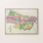 旧1827パレスチナの歴史的州の地図 ジグソーパズル (横)