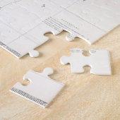 旧1852年パレスチナ州地図 ジグソーパズル (側面)