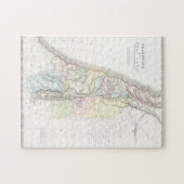 旧1852年パレスチナ州地図 ジグソーパズル (横)