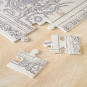 旧1864年パレスチナ州地図 ジグソーパズル (側面)