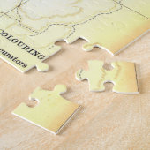 旧37ADキリスト・パレスチナの地図 ジグソーパズル (側面)