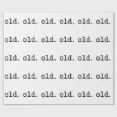 旧。 ラッピングペーパー (フラット)