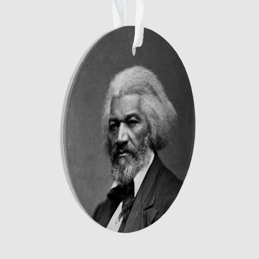 旧Fr3d3rick Bailey Douglasアフリカ系アメリカ人ヒーロー オーナメント (正面)