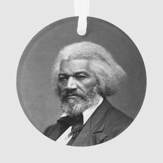 旧Fr3d3rick Bailey Douglasアフリカ系アメリカ人ヒーロー オーナメント (裏面)