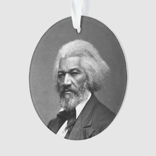 旧Fr3d3rick Bailey Douglasアフリカ系アメリカ人ヒーロー オーナメント (正面)