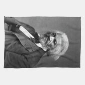 旧Fr3d3rick Bailey Douglasアフリカ系アメリカ人ヒーロー キッチンタオル (横)