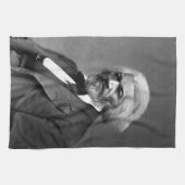 旧Fr3d3rick Bailey Douglasアフリカ系アメリカ人ヒーロー キッチンタオル (横)