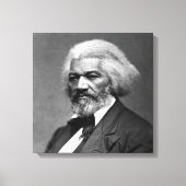 旧Fr3d3rick Bailey Douglasアフリカ系アメリカ人ヒーロー キャンバスプリント (正面)