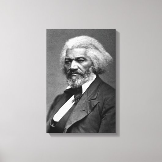 旧Fr3d3rick Bailey Douglasアフリカ系アメリカ人ヒーロー キャンバスプリント (正面)