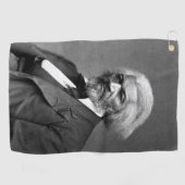 旧Fr3d3rick Bailey Douglasアフリカ系アメリカ人ヒーロー ゴルフタオル (横)