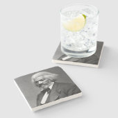 旧Fr3d3rick Bailey Douglasアフリカ系アメリカ人ヒーロー ストーンコースター (横)