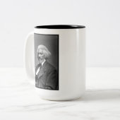 旧Fr3d3rick Bailey Douglasアフリカ系アメリカ人ヒーロー ツートーンマグカップ (正面左)