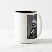 旧Fr3d3rick Bailey Douglasアフリカ系アメリカ人ヒーロー ツートーンマグカップ (正面右)