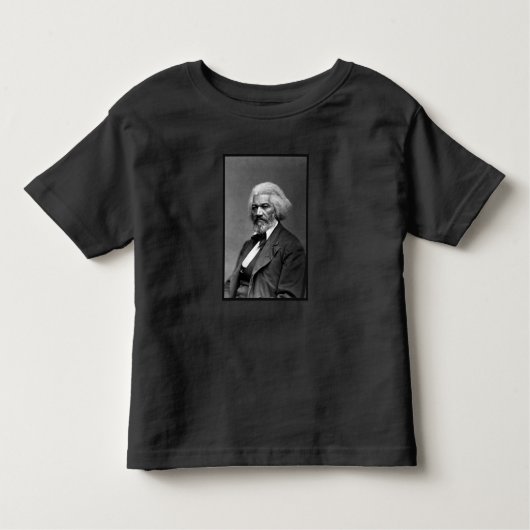 旧Fr3d3rick Bailey Douglasアフリカ系アメリカ人ヒーロー トドラーTシャツ (正面)