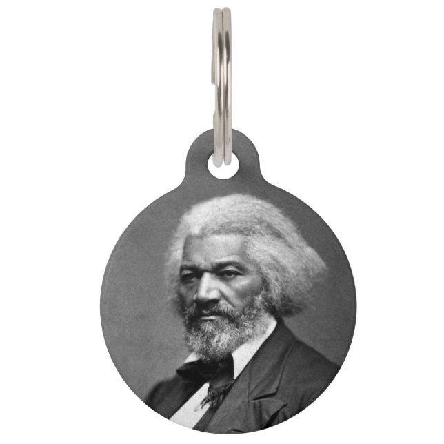 旧Fr3d3rick Bailey Douglasアフリカ系アメリカ人ヒーロー ペット　ネームタグ (正面)