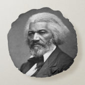 旧Fr3d3rick Bailey Douglasアフリカ系アメリカ人ヒーロー ラウンドクッション (裏面)