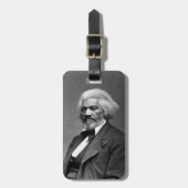 旧Fr3d3rick Bailey Douglasアフリカ系アメリカ人ヒーロー ラゲッジタグ (正面縦)