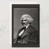 旧Fr3d3rick Bailey Douglasアフリカ系アメリカ人ヒーロー 便箋 (正面/裏面)