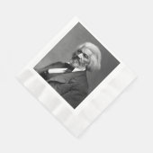 旧Fr3d3rick Bailey Douglasアフリカ系アメリカ人ヒーロー 縁ありランチョンナプキン (角)