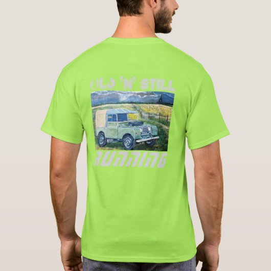 旧Nスチルランニングのトレーニングシャツ Tシャツ (裏面)