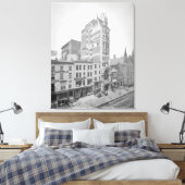 旧NYCニューアムステルダムシアター写真(1905) キャンバスプリント (インサイチュ (寝室))