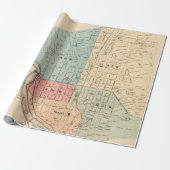 旧PA読マップ(1877年)ヴィンテージPennsylvania Pre ラッピングペーパー (アンロールド)
