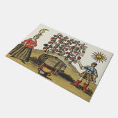 旧Vineyard、文字Doormatの追加 ドアマット (アングル)