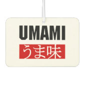 旨見うま味 カーエアーフレッシュナー (正面)