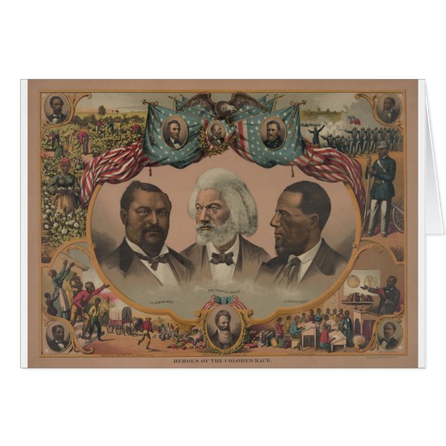 早いアフリカ系アメリカ人の英雄 (正面横)