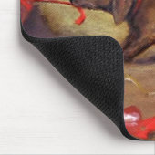 早いクリスマス-または悪いダックスフント犬:) マウスパッド (コーナー)