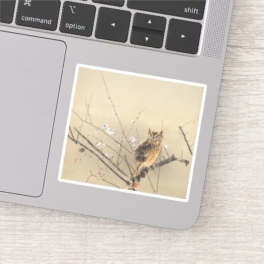 早いプラムを持つGounのフクロウはWoodblock活気付きます シール (詳細)