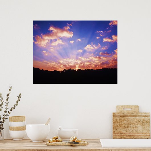 早い日の出 ポスター (キッチン)