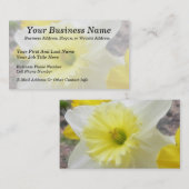 早い春のラッパスイセン 名刺 (正面/裏面)