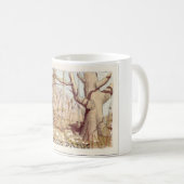 早い春日のピッツバーグのFrick公園 コーヒーマグカップ (正面右)