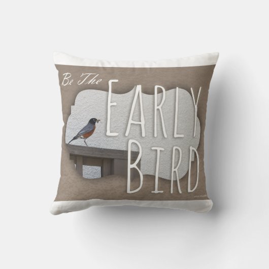 早い時期の写真であやる気を起こさせるる クッション (裏面)