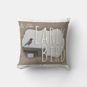 早い時期の写真であやる気を起こさせるる クッション (正面)