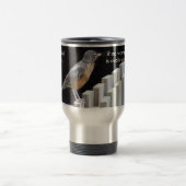 早い鳥はコーヒーを…好みます トラベルマグ (中央)