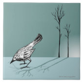 早い鳥 タイル (正面)