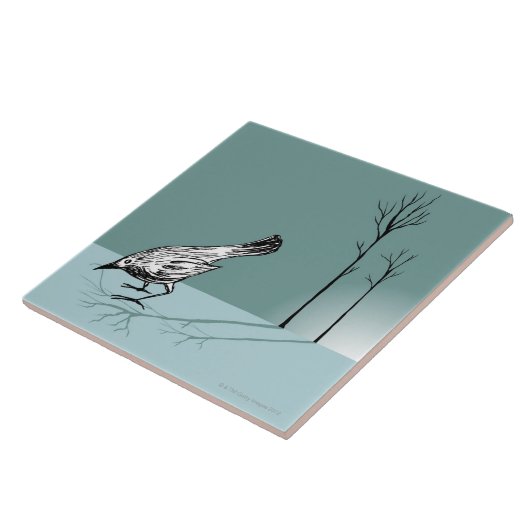 早い鳥 タイル (側面)