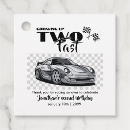 早い2歳の誕生日のレースカーモダンに成長 フェイバータグ