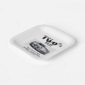 早い2歳の誕生日のレースカーモダンに成長 ペーパープレート (傾斜あり)