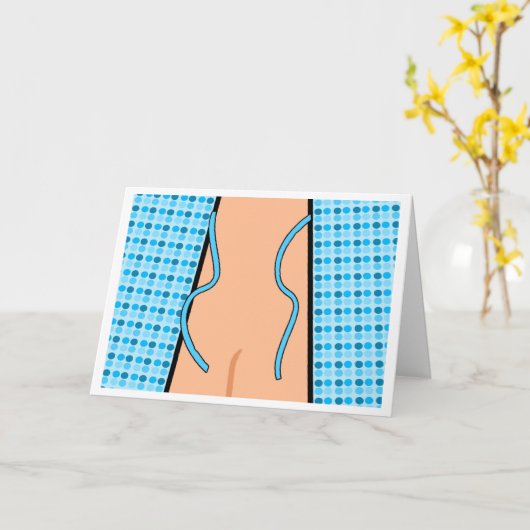 早おもしろいく回復しろガウンの後ろ カード (黄色い花)