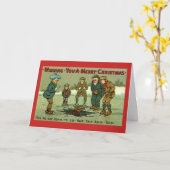 早くお目にかかれたいと願う聖降誕祭の御祝儀 カード (黄色い花)