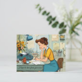 早くご連絡を！ポストカード ポストカード (スタンド正面)