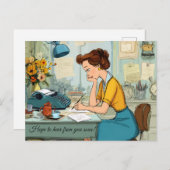 早くご連絡を！ポストカード ポストカード (正面/裏面)