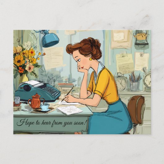 早くご連絡を！ポストカード ポストカード (正面)