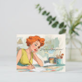 早くご連絡を!ポストカード ポストカード (スタンド正面)