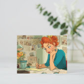 早くご連絡を！ポストカード ポストカード (スタンド正面)