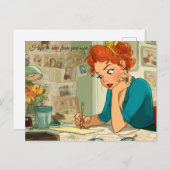 早くご連絡を！ポストカード ポストカード (正面/裏面)