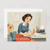 早くご連絡を!ポストカード ポストカード (正面/裏面)